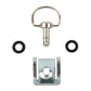 17mm Motorcycle Quick Release Screws FRP 1/4 D-ring Turn Race Fairing Fastener