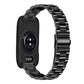 Slim Three Beads Flat Stainless Steel Watch Band, 14mm