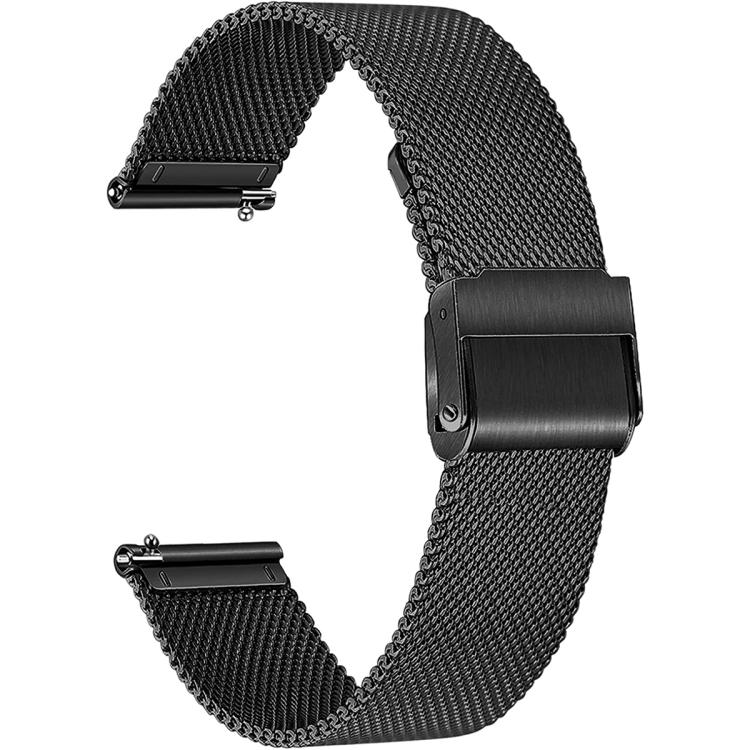 Milanese Buckle Fine Mesh Stainless Steel Watch Band, 14mm