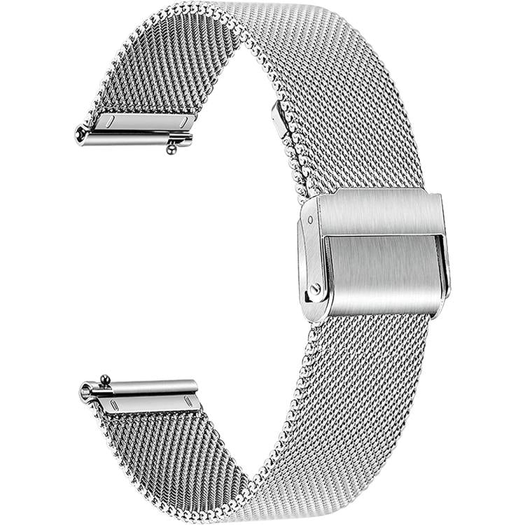Milanese Buckle Fine Mesh Stainless Steel Watch Band, 14mm