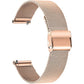 Milanese Buckle Fine Mesh Stainless Steel Watch Band, 14mm