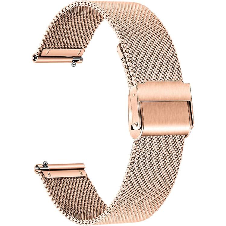 Milanese Buckle Fine Mesh Stainless Steel Watch Band, 14mm