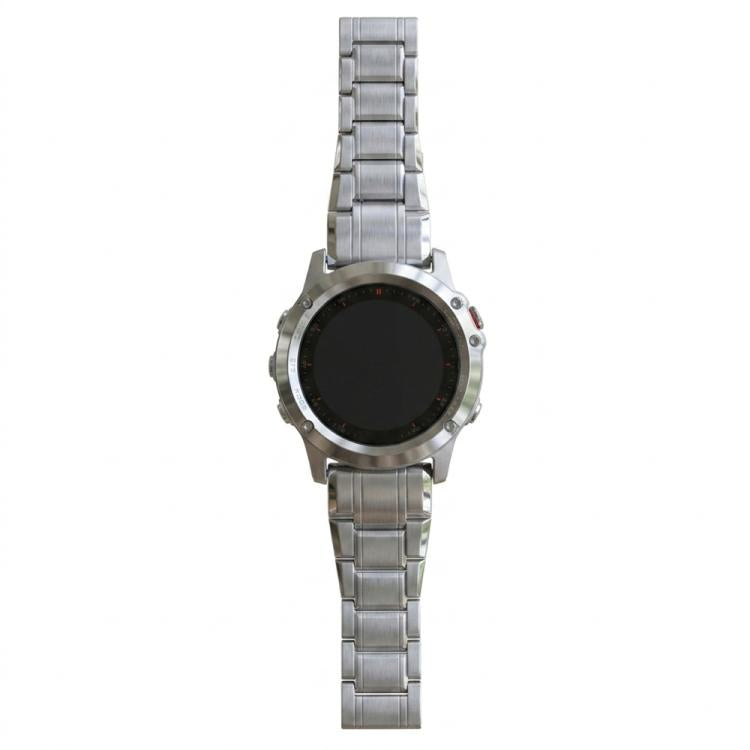 Five Beads Titanium Alloy Quick Release Watch Band, For Garmin 22mm, For Garmin 26mm
