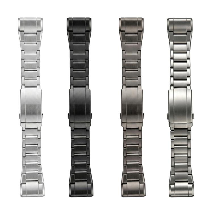 Three Beads Titanium Alloy Quick Release Watch Band, For Garmin 22mm, For Garmin 26mm