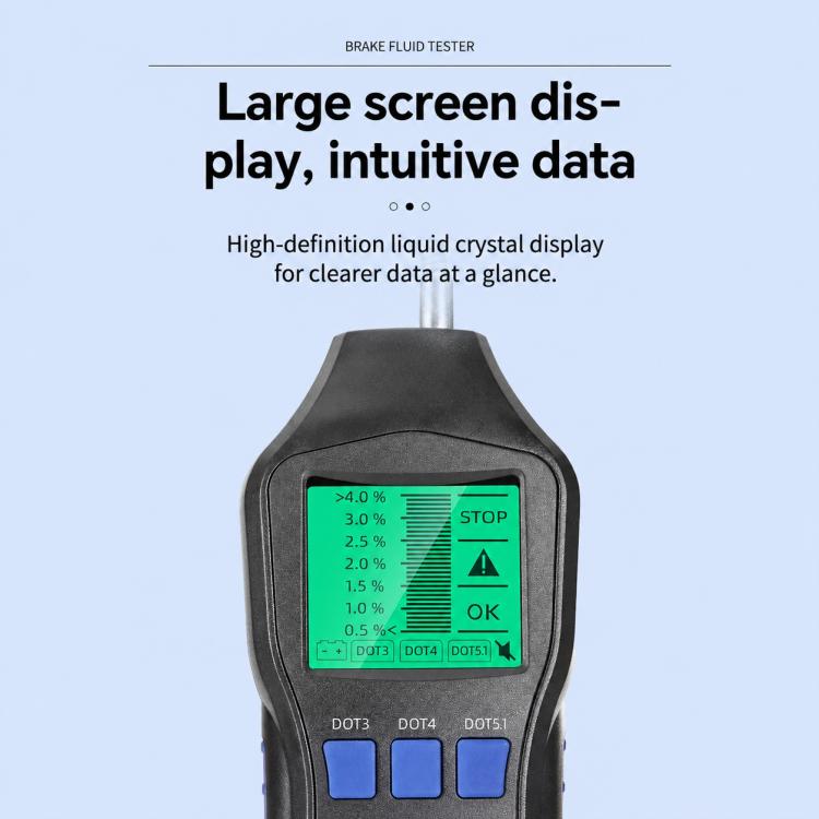 Digital Display Car Brake Fluid Tester Brake Fluid Water Content Tester