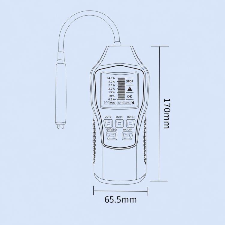 Digital Display Car Brake Fluid Tester Brake Fluid Water Content Tester