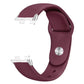 Reverse Buckle Solid Color Silicone Watch Band, For Honor Band 11 / Band 11 Pro