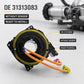 Car steering wheel clock spring spiral cable with yellow label and multi-color connector ends