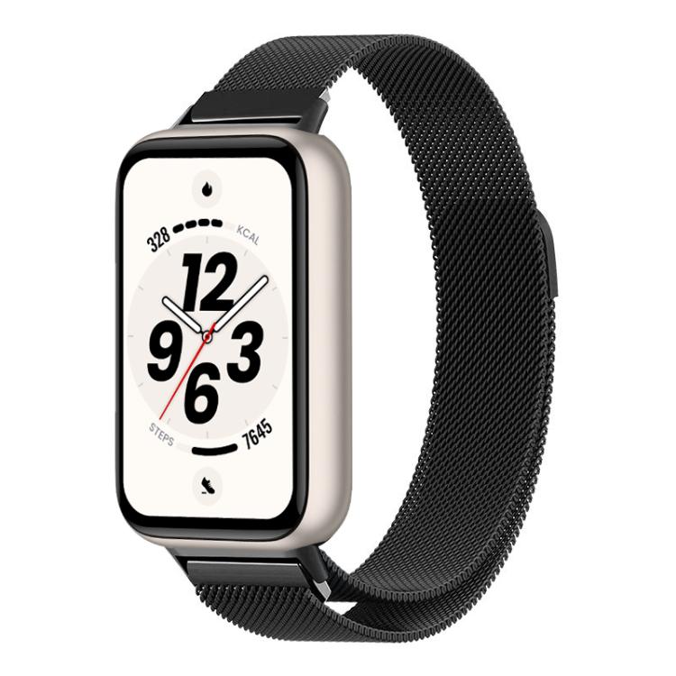 Milanese Magnetic Stainless Steel Watch Band, For Honor Band 11 / Band 11 Pro