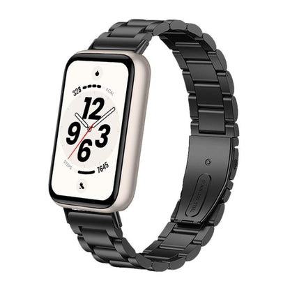 Three Beads Folding Clasp Stainless Steel Watch Band, For Honor Band 11 / Band 11 Pro
