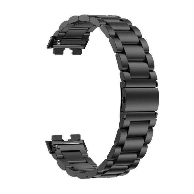 Three Beads Folding Clasp Stainless Steel Watch Band, For Honor Band 11 / Band 11 Pro