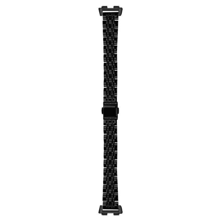 Slim Seven Beads Folding Clasp Stainless Steel Watch Band, For Honor Band 11 / Band 11 Pro
