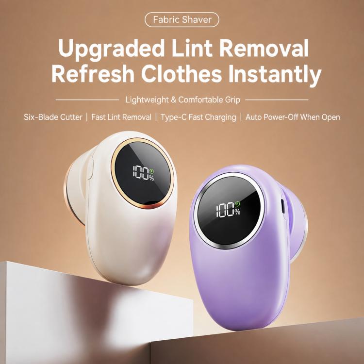 Electric Digital Display Fabric Sweater Shaver