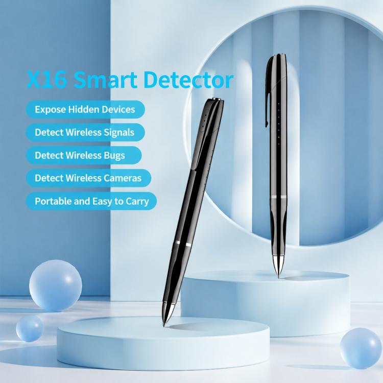 X16 Portable Pen-Style Signal Detector Wireless Anti-Spy Camera Scanner