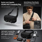 Black crossbody bag with quick-release chest buckle and streamlined front storage.