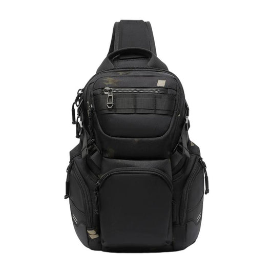 OZUKO Men 12L Large Capacity Multifunctional Outdoor Cycling Crossbody Chest Bag