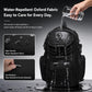 Black outdoor crossbody chest bag with front pockets and adjustable shoulder straps