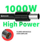 Black 1000W hot air nozzle with flared airflow tip