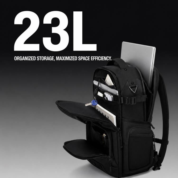 OZUKO Men Business Laptop Bag Large Capacity Techwear Commuter Backpack