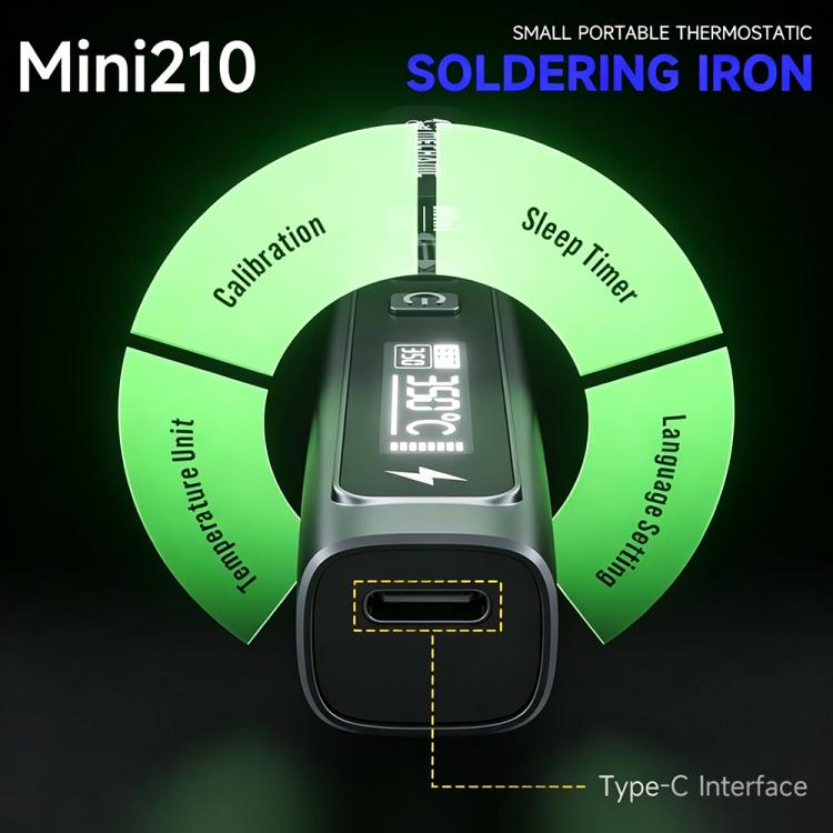 MECHANIC Mini 210 Portable 40W High-Power Smart Electric Soldering Iron