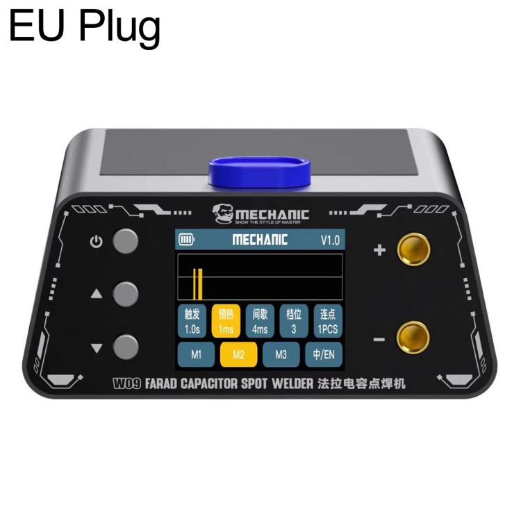 MECHANIC W09 1100A Handheld Miniature Faraday Capacitor Spot Welder, EU Plug, US Plug