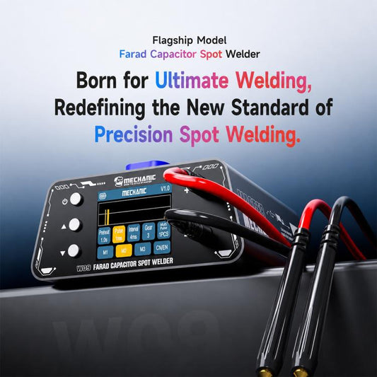 MECHANIC W09 1100A Handheld Miniature Faraday Capacitor Spot Welder, EU Plug, US Plug