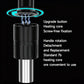 Detachable heating core hot air gun with screw-free fixation and ring heater top