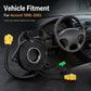 Steering wheel airbag clock spring spiral cable with multiple colored connector plugs