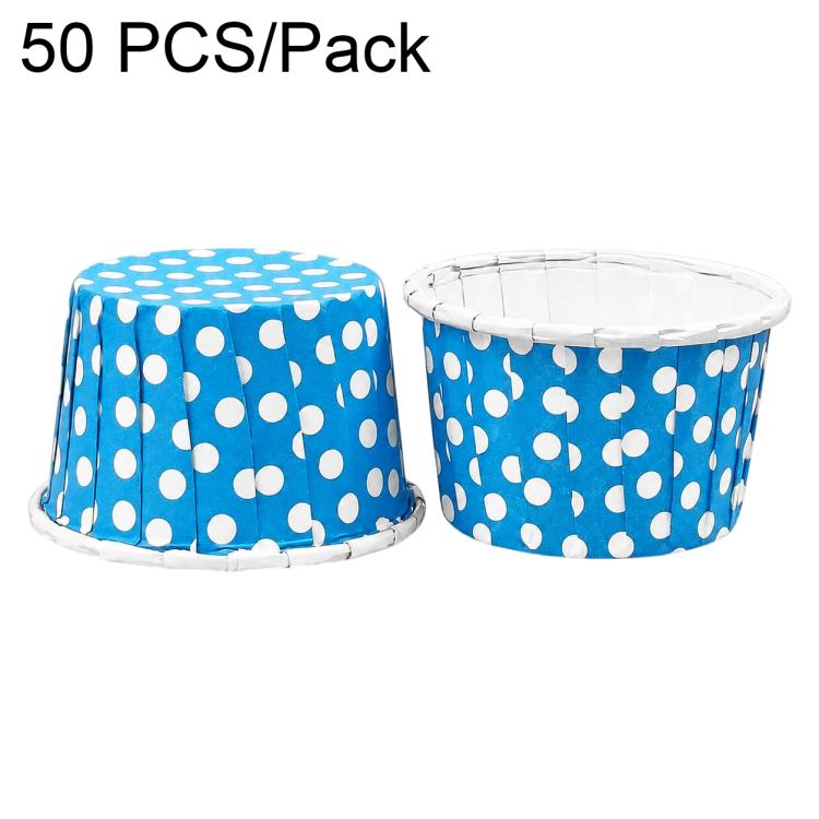 50 PCS/Pack Baking Rolled-Edge Paper Cupcake Liners, Small, Medium, Large