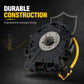 Car airbag clock spring spiral cable with grey inner reel and yellow lead