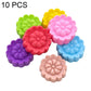 10 PCS/Pack High-Temperature Flower Silicone Mold
