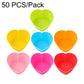 50 PCS/Pack Silicone Cake Baking Mold