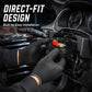 Car steering wheel airbag clock spring spiral cable installation close-up with red cap