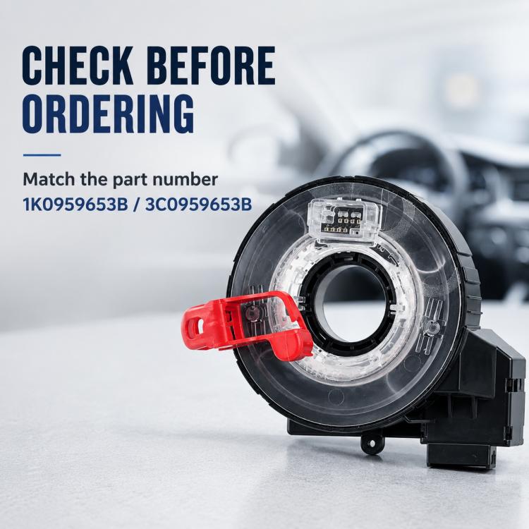 Car Steering Wheel Airbag Clock Spring Spiral Cable 1K0959653B, For Volkswagen
