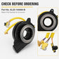 Steering wheel clock spring spiral cable with yellow wiring and black mounting housing