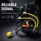 Steering wheel airbag clock spring spiral cable with orange bracket and yellow cables