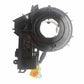 Car steering wheel clock spring spiral cable, side view with circular ring and wiring