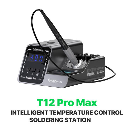 MECHANIC T12 Pro Max 120W PID Intelligent Temperature Control Soldering Station, EU Plug, US Plug