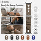 xDfind Hole Palm Texture Vegan Leather Watch Band, For Galaxy Watch Ultra2 2026 / 2025 / 1 2024, For Galaxy Watch9 / 8 / 8 Classic