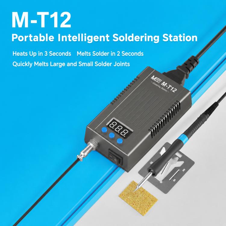 MaAnt M-T12 75W Portable Temperature Adjustable Intelligent Welding Station, EU Plug, US Plug