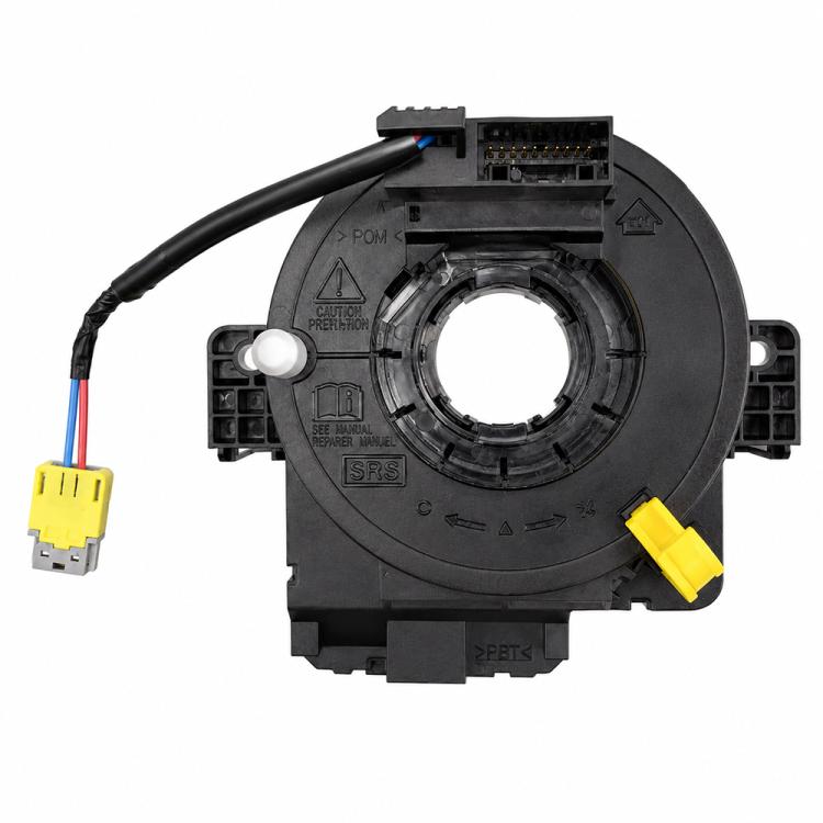 Black steering wheel clock spring spiral cable with wiring connectors