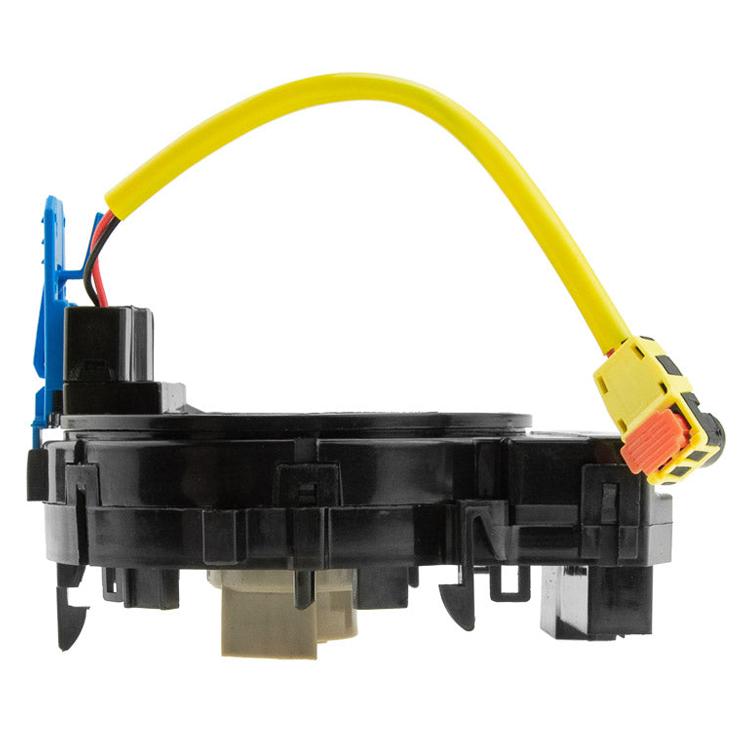 Car steering wheel airbag clock spring spiral cable with heating, rear housing and wire connectors