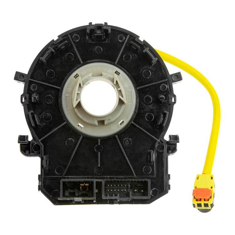 Car steering wheel airbag clock spring spiral cable with heating, back panel and yellow harness