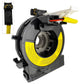 Steering wheel clock spring spiral cable with side connectors and yellow wiring