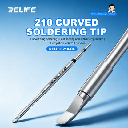 RELIFE 210?OL Curved Soldering Iron Tip