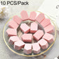 10 PCS/Pack Small-House Shaped Makeup Sponge Ultra-Soft Beauty Blender Puff