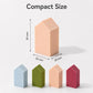 10 PCS/Pack Small-House Shaped Makeup Sponge Ultra-Soft Beauty Blender Puff