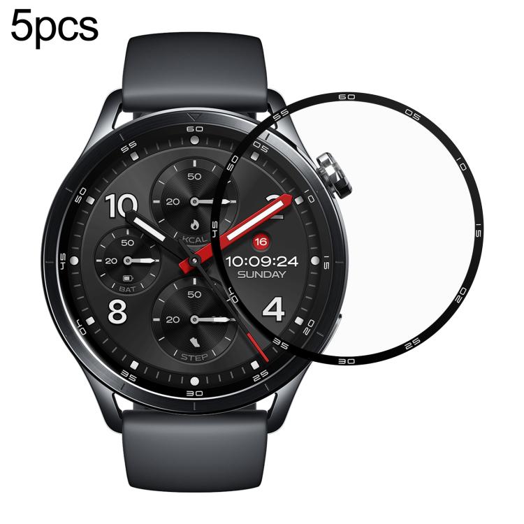5 PCS/Pack xDfind Curved 3D Composite Material Soft Film Screen Protector, For Xiaomi Band 11 Active, For Redmi Watch 6 Active, For Xiaomi Watch S5 46mm