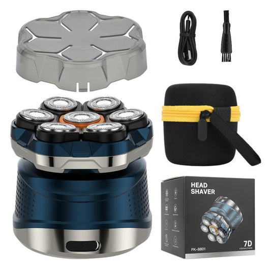 Electric Shaver Seven-blade Razor with Storage Bag