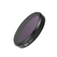 Black ND64 lens filter with purple-tinted circular glass and JSR 3 marking.